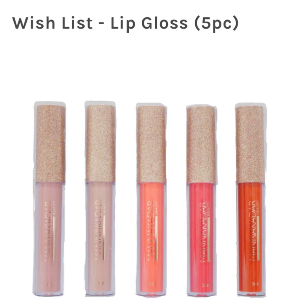 Bundle Set of 2 Mannakadar lip Gloss